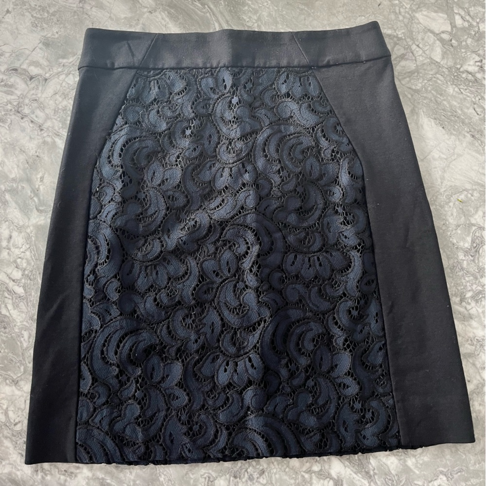 Blue LOFT short pencil skirt